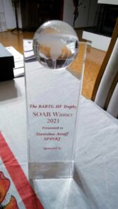 The winner of the BARTG FlexRadio trophy for 2021 is Stan SP4NKJ
